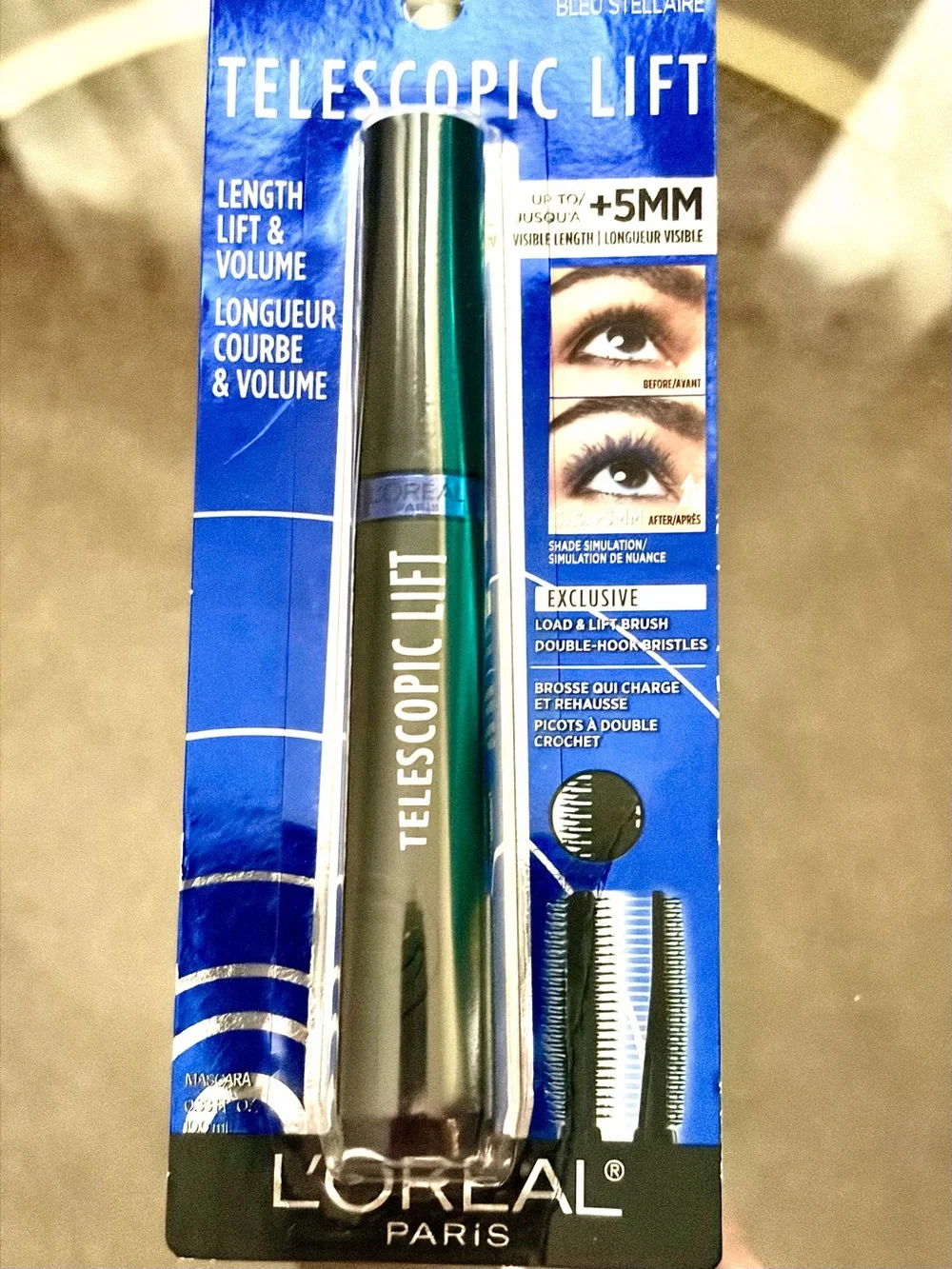 L'Oreal Telescopic Lift Mascara in Blue .
